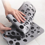 Hygienic PVC Shower Mat with Drainage Design