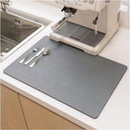 Quick Dry Counter Mat Fast Dish Drying in Minutes