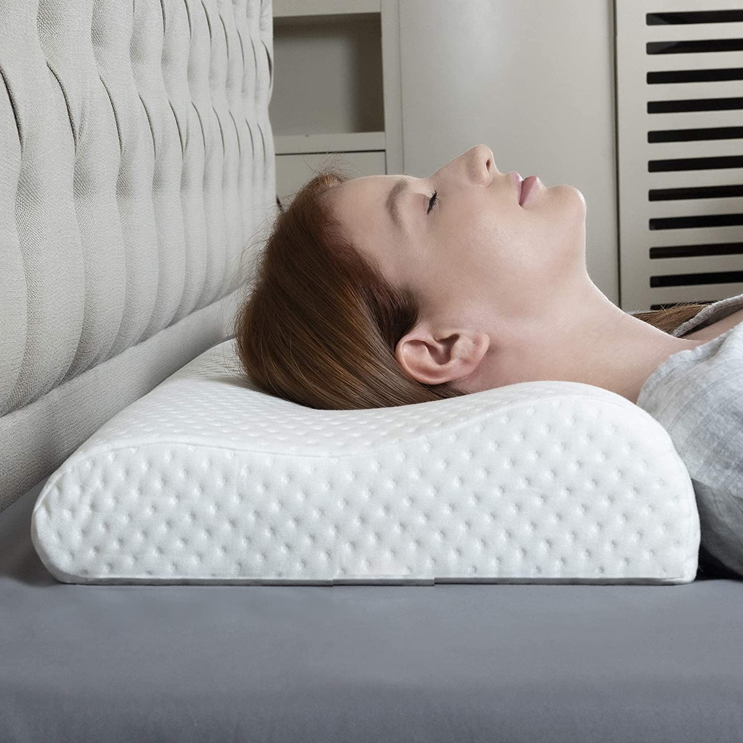 Comfort Sleep Pillow Dual Height & Breathable Cover