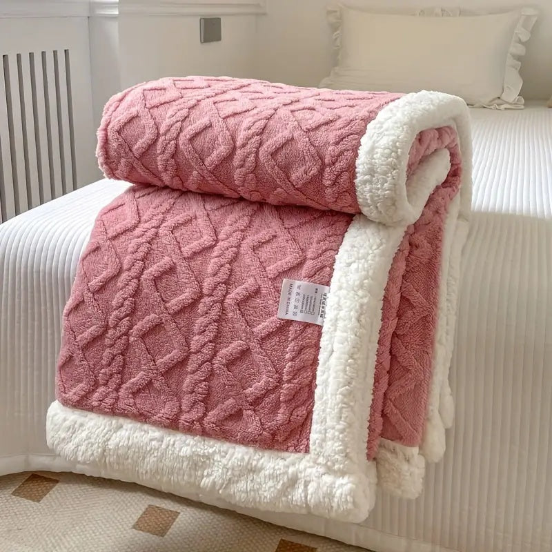 All-Season Reversible Throw Versatile Home Blanket