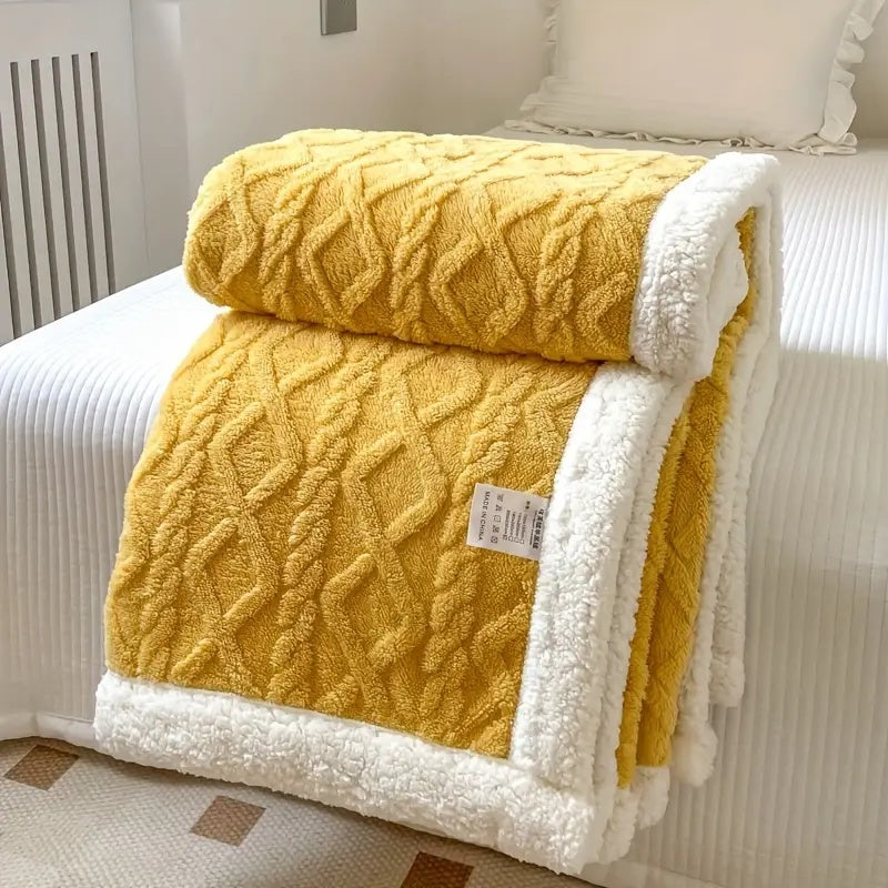 All-Season Reversible Throw Versatile Home Blanket