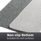 Non Slip Bathroom Shower Mat Anti-Slip Quick-Drain Support