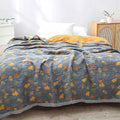 Nature‑Inspired Quilt Stylish Reversible Throw for Home Comfort