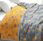 Nature‑Inspired Quilt Stylish Reversible Throw for Home Comfort