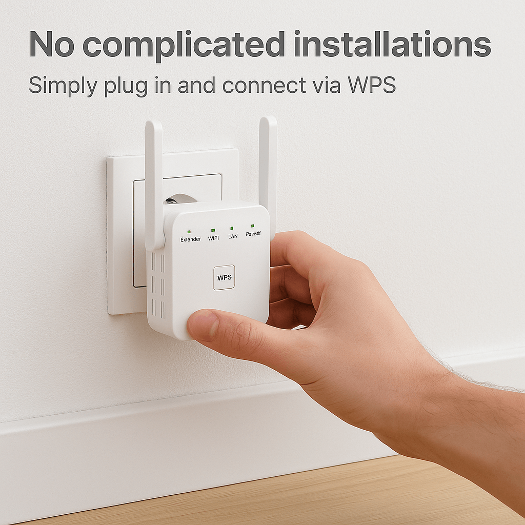 High‑Speed WiFi Signal Amplifier Reliable Whole‑Home Coverage