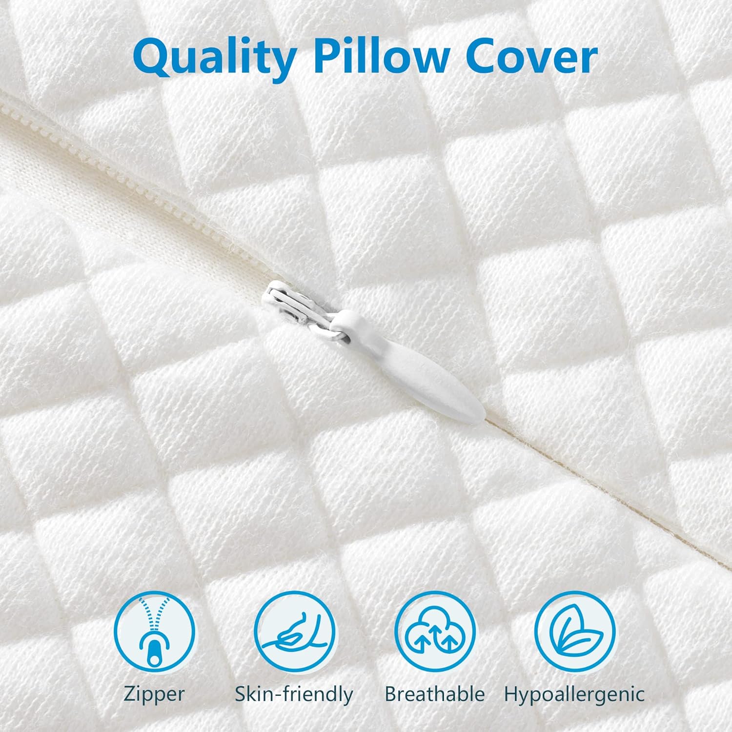 Comfort Sleep Pillow Dual Height & Breathable Cover