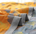 Nature‑Inspired Quilt Stylish Reversible Throw for Home Comfort
