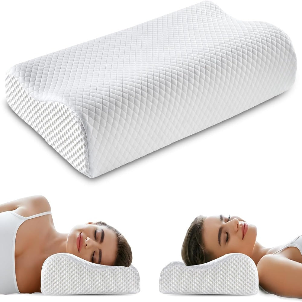 Comfort Sleep Pillow Dual Height & Breathable Cover