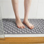 Hygienic PVC Shower Mat with Drainage Design