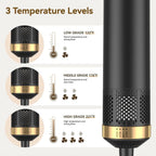 5 in 1 Hair Dryer Brush Auto Wrap Curler Negative Ion Hot Air Styler Volumizer - Image 2
