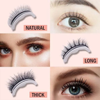 Reusable Self-Adhesive False Eyelashes Quick Application Natural Look