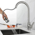 High Arc Kitchen Faucet Pull Down Sprayer - Image 3
