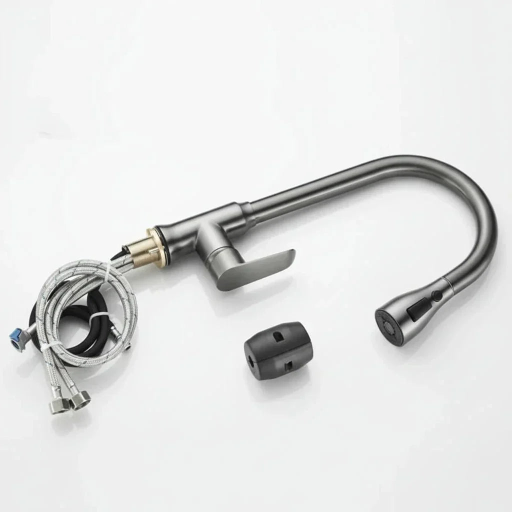 High Arc Kitchen Faucet Pull Down Sprayer - Image 5