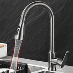 High Arc Kitchen Faucet Pull Down Sprayer - Image 7