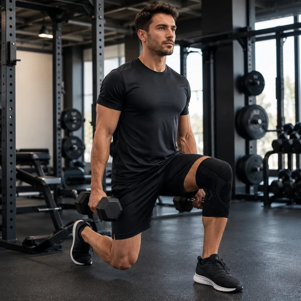 Knee Compression Sleeve Non Slip Support - Image 16