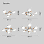 Modern Ceiling Light LED Flush Mount Bright Contemporary Fixture
