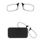 Pocket Reading Glasses Nose Clip Eyewear for Easy On-the-Go Reading