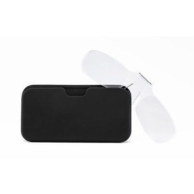 Pocket Reading Glasses Nose Clip Eyewear for Easy On-the-Go Reading