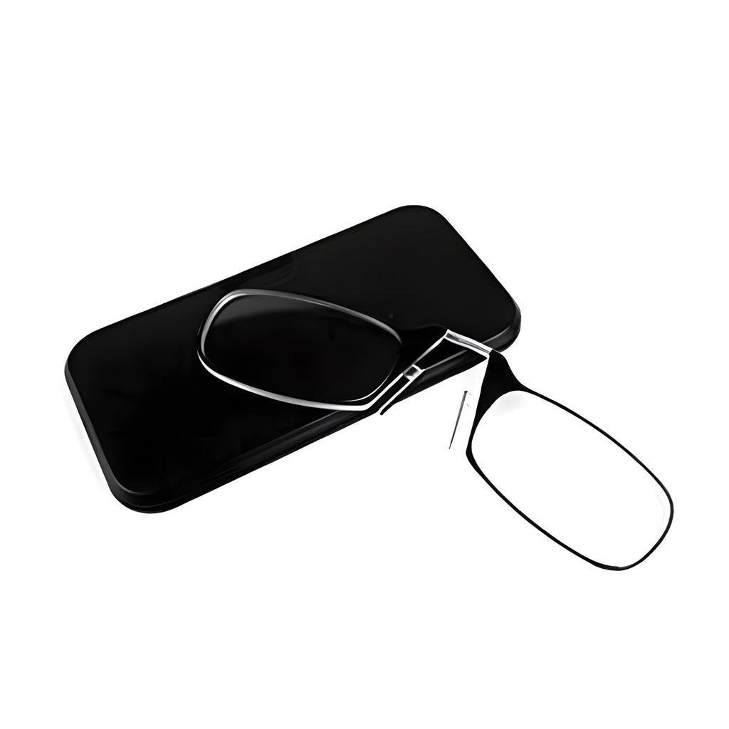 Pocket Reading Glasses Nose Clip Eyewear for Easy On-the-Go Reading