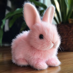 Interactive Plush Bunny Toy Realistic Moving Animal Figure