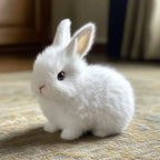 Interactive Plush Bunny Toy Realistic Moving Animal Figure