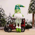 Scandinavian Plush Christmas Gnome Figurine Warm LED - Image 10