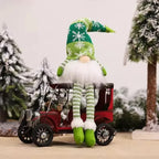 Scandinavian Plush Christmas Gnome Figurine Warm LED - Image 10