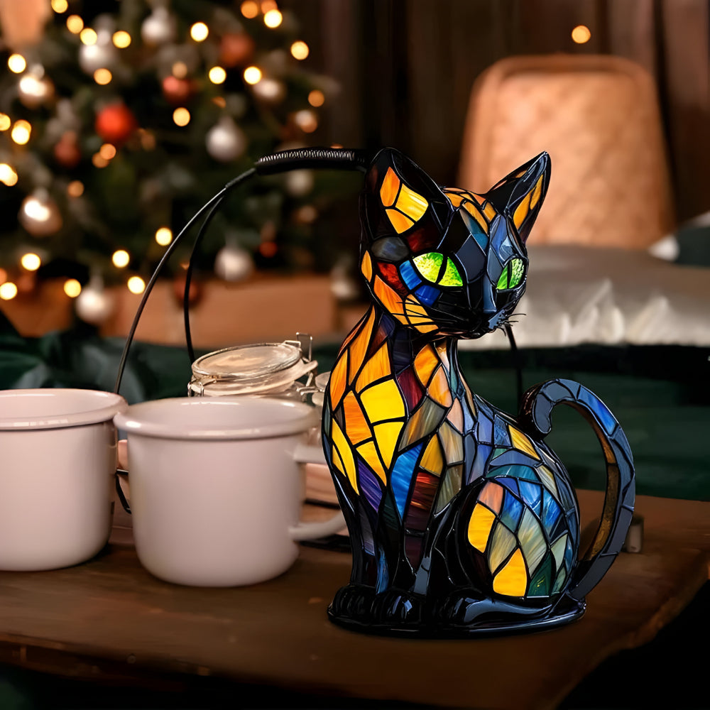 Cat Night Desk Lamp Soft Colour Changing Mood Light
