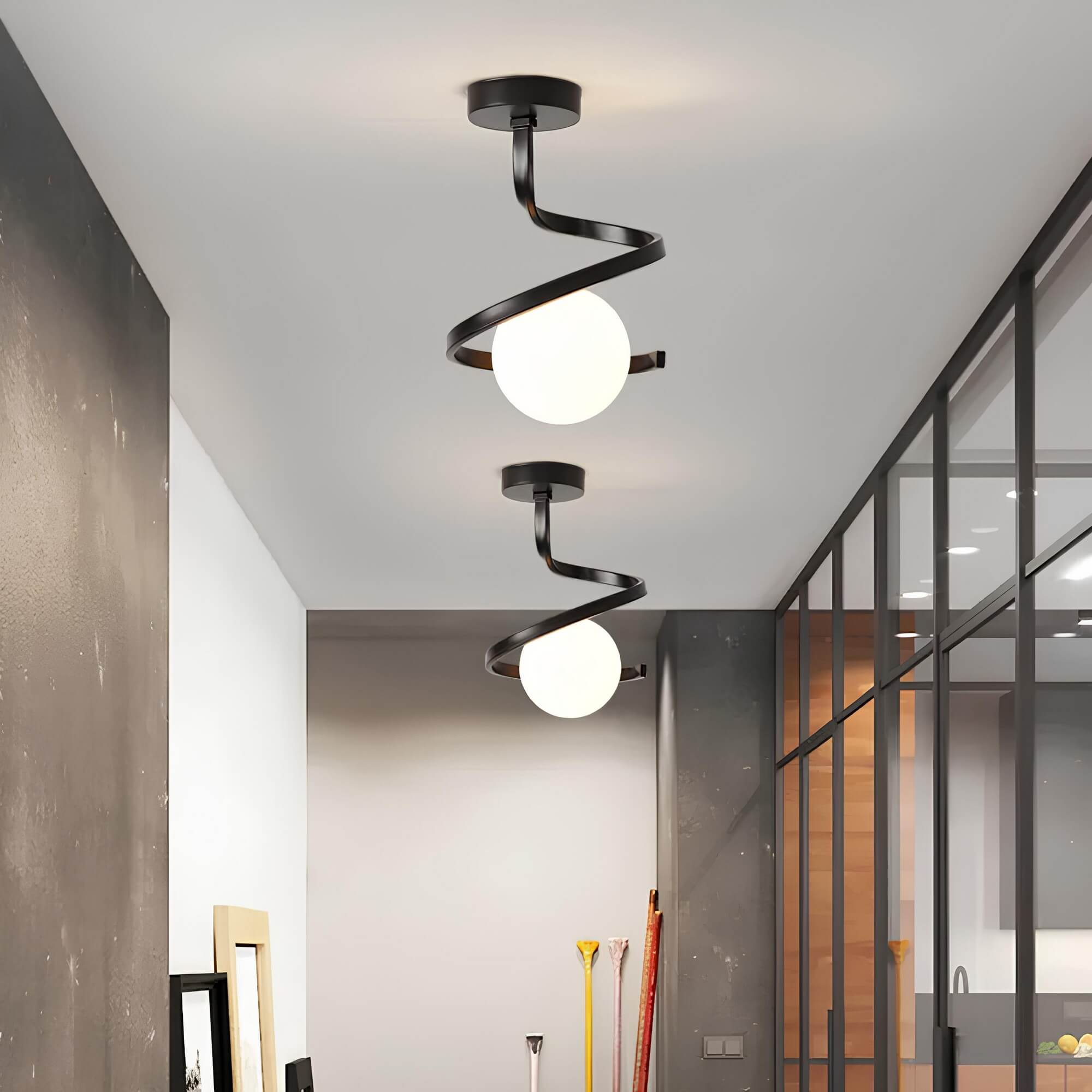 Modern LED Ceiling Light Flush Mount Bedroom Living Room Fixture - Image 2