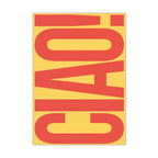 Minimalist Ciao Wall Art Décor
