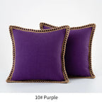 Festive Accent Pillow Cover Grey and Red Decorative Cushion Case