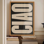 Minimalist Ciao Wall Art Décor