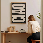 Minimalist Ciao Wall Art Décor