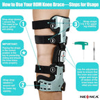Adjustable Knee Support Brace for Medial & Lateral Stability