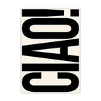Minimalist Ciao Wall Art Décor
