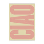 Minimalist Ciao Wall Art Décor