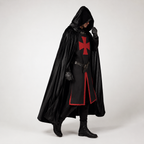 Medieval Knight Costume Tunic Templar Cross