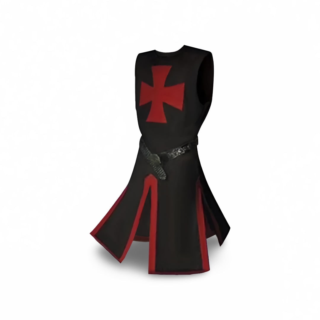 Medieval Knight Costume Tunic Templar Cross - Image 2