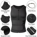 Men Workout Vest Sweat-Enhancing Compression Fit