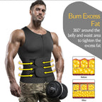 Men Workout Vest Sweat-Enhancing Compression Fit