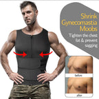 Men Workout Vest Sweat-Enhancing Compression Fit