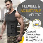 Men Workout Vest Sweat-Enhancing Compression Fit