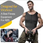 Men Workout Vest Sweat-Enhancing Compression Fit