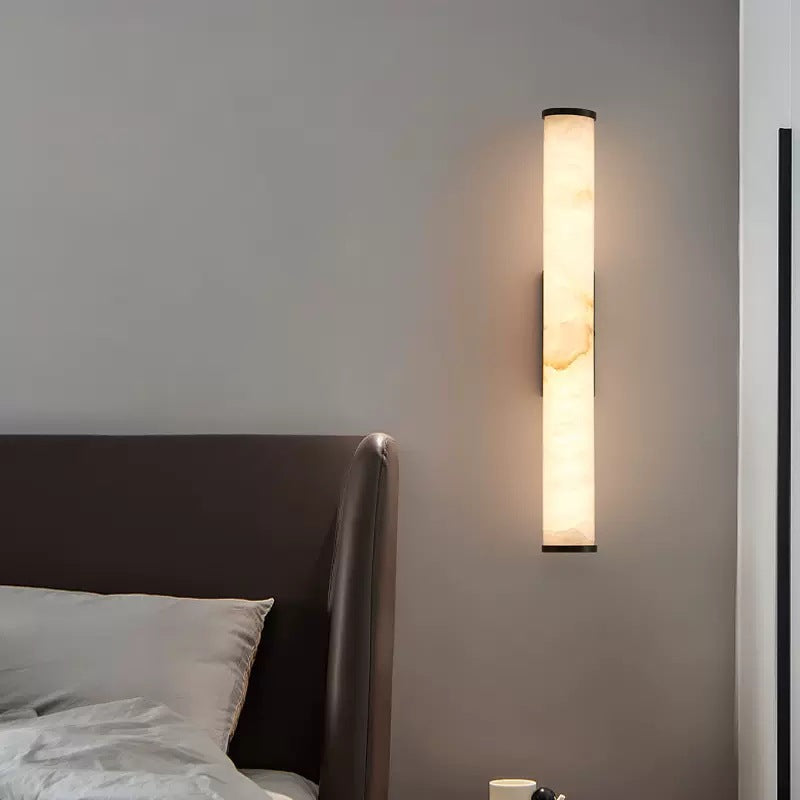Lumaria – Modern LED Wall Light Marble Effect Diffuser - Image 13
