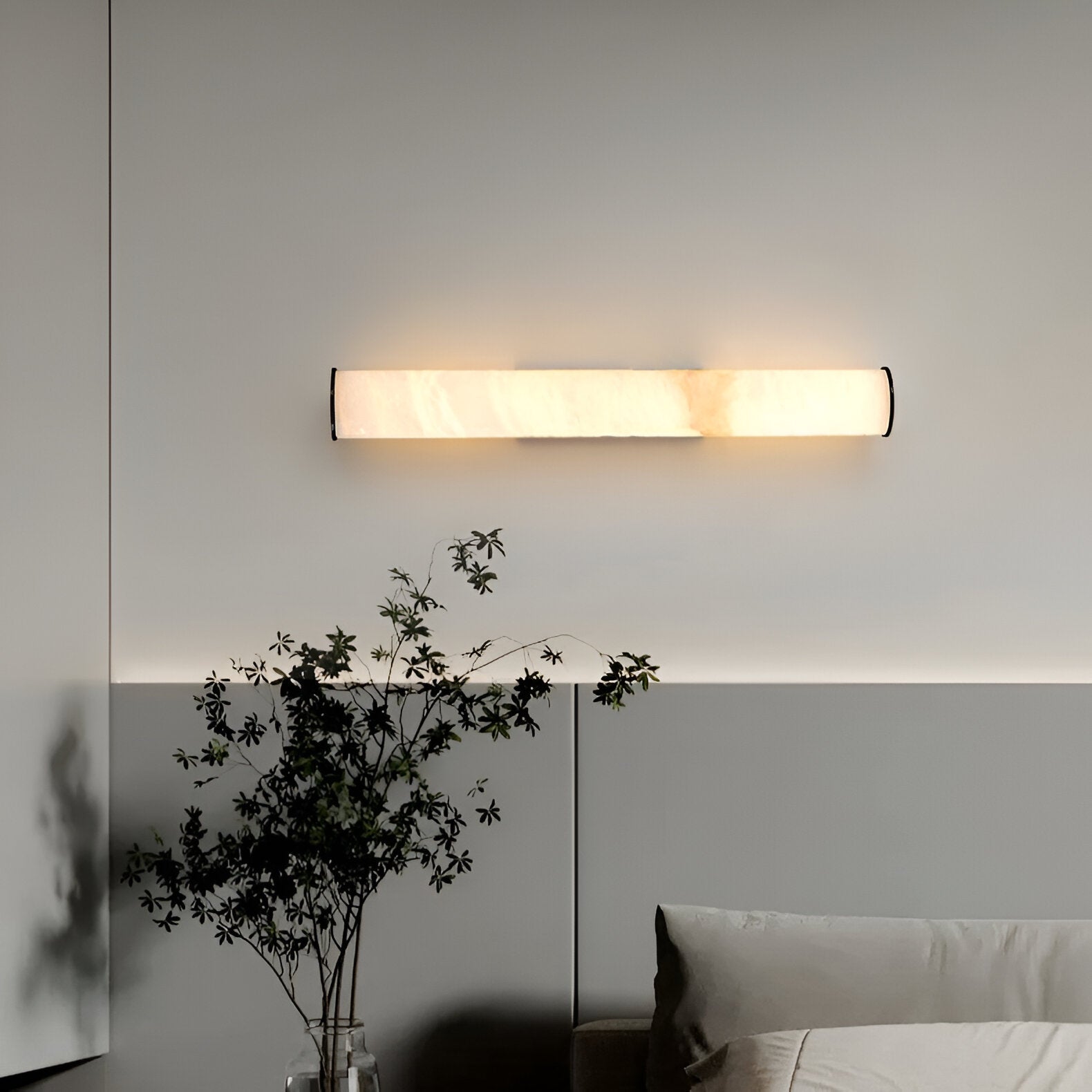 Lumaria – Modern LED Wall Light Marble Effect Diffuser - Image 17