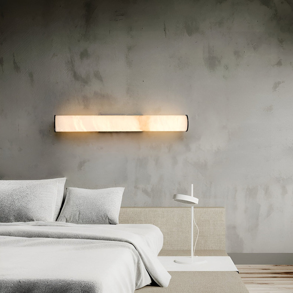 Lumaria – Modern LED Wall Light Marble Effect Diffuser - Image 4