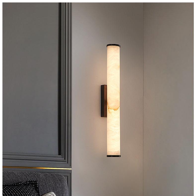 Lumaria – Modern LED Wall Light Marble Effect Diffuser - Image 9