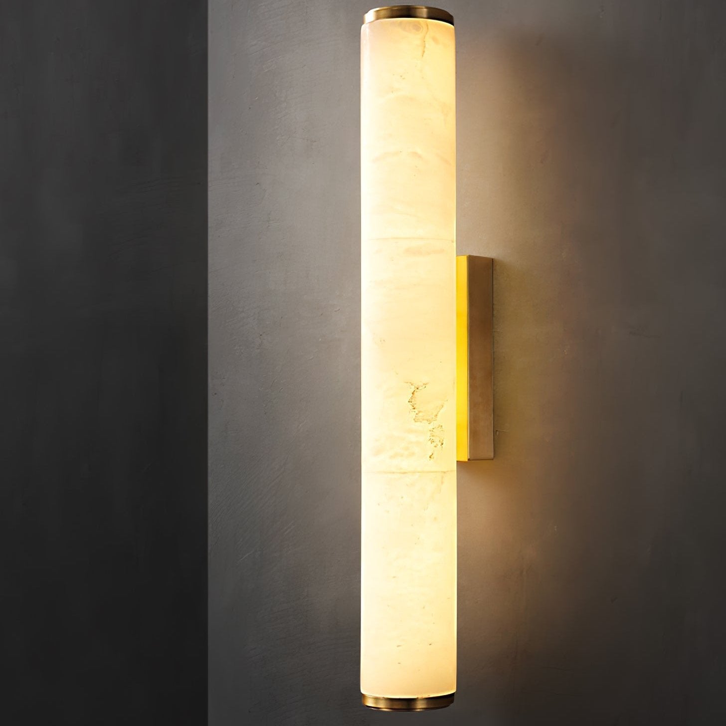 Lumaria – Modern LED Wall Light Marble Effect Diffuser - Image 2