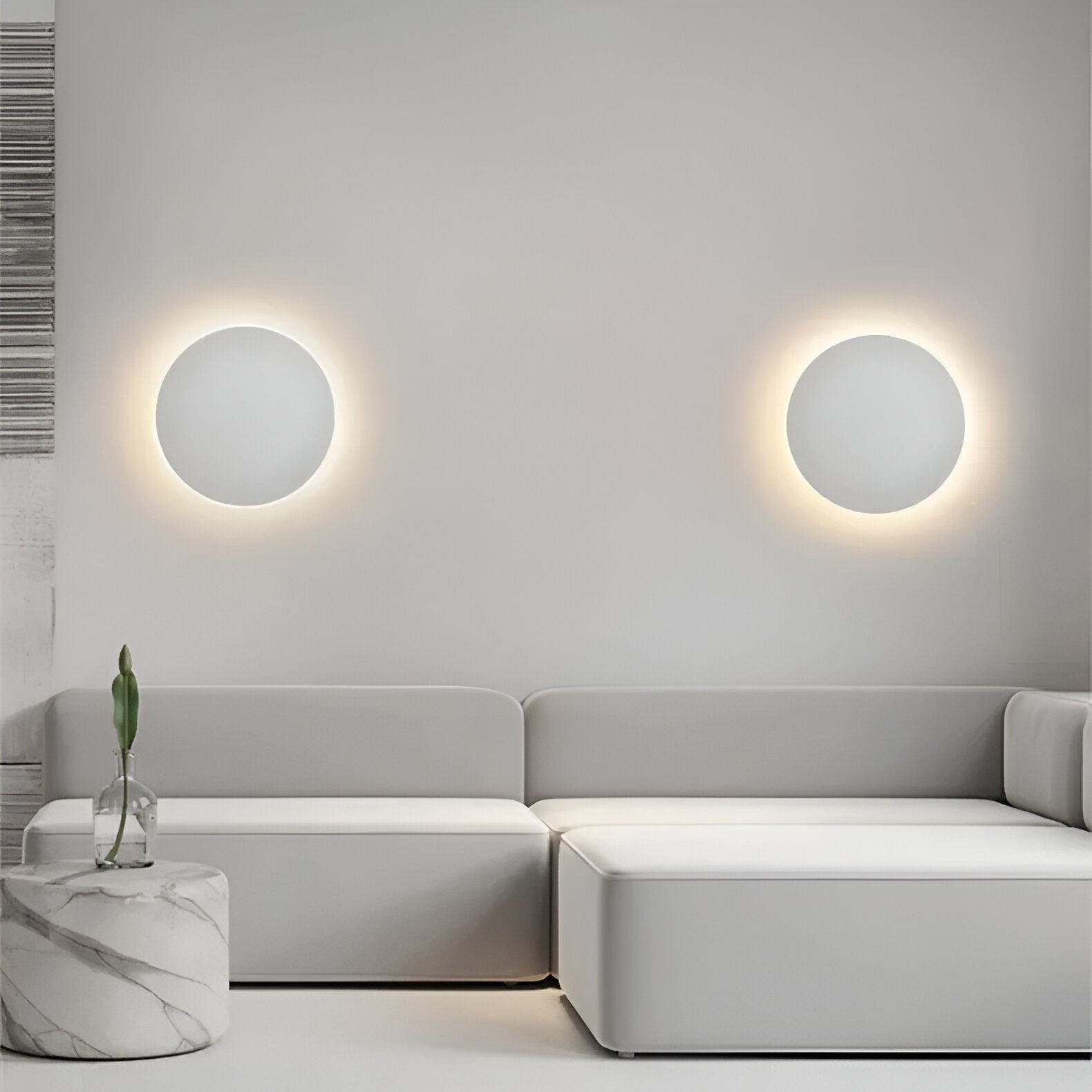 Luvien – Modern Round LED Flush Wall Light - Image 6