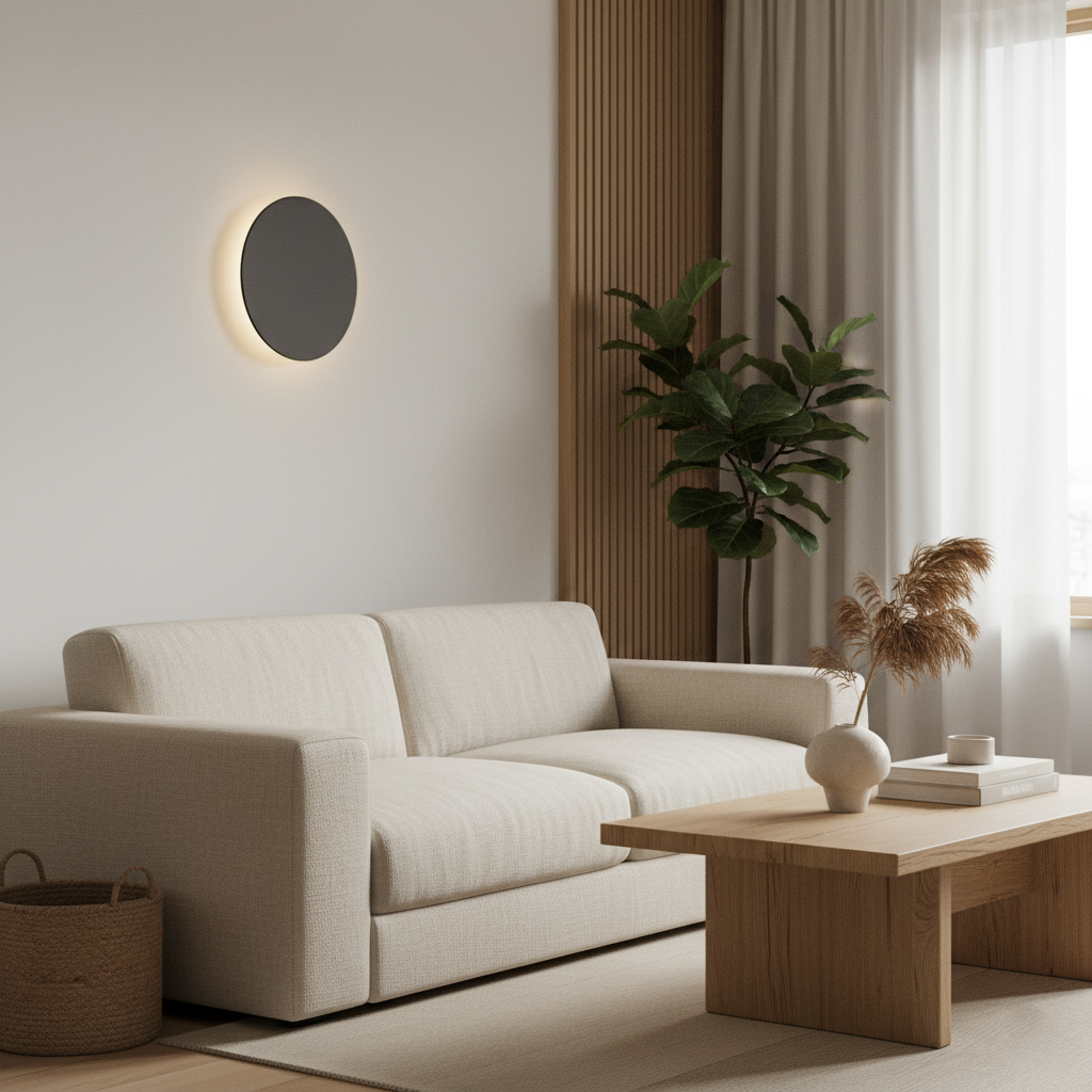 Luvien – Modern Round LED Flush Wall Light - Image 8